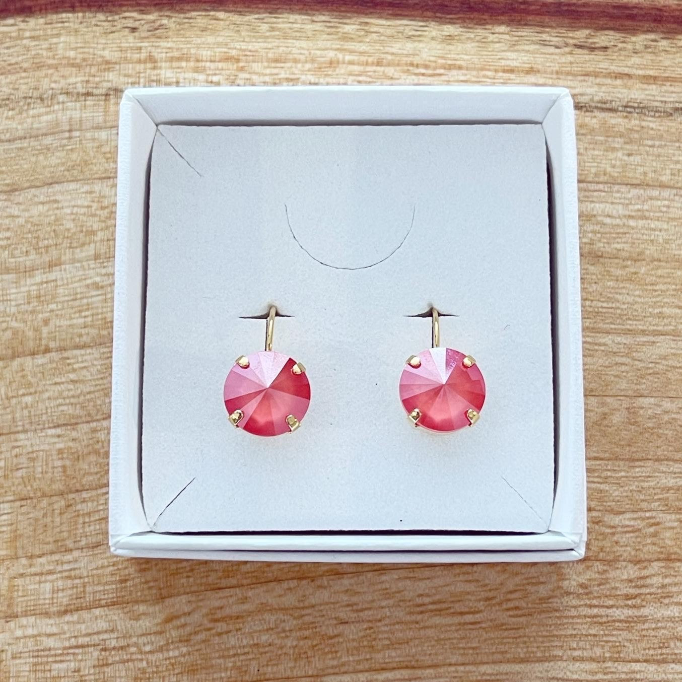 Elise Earrings Rose Peach