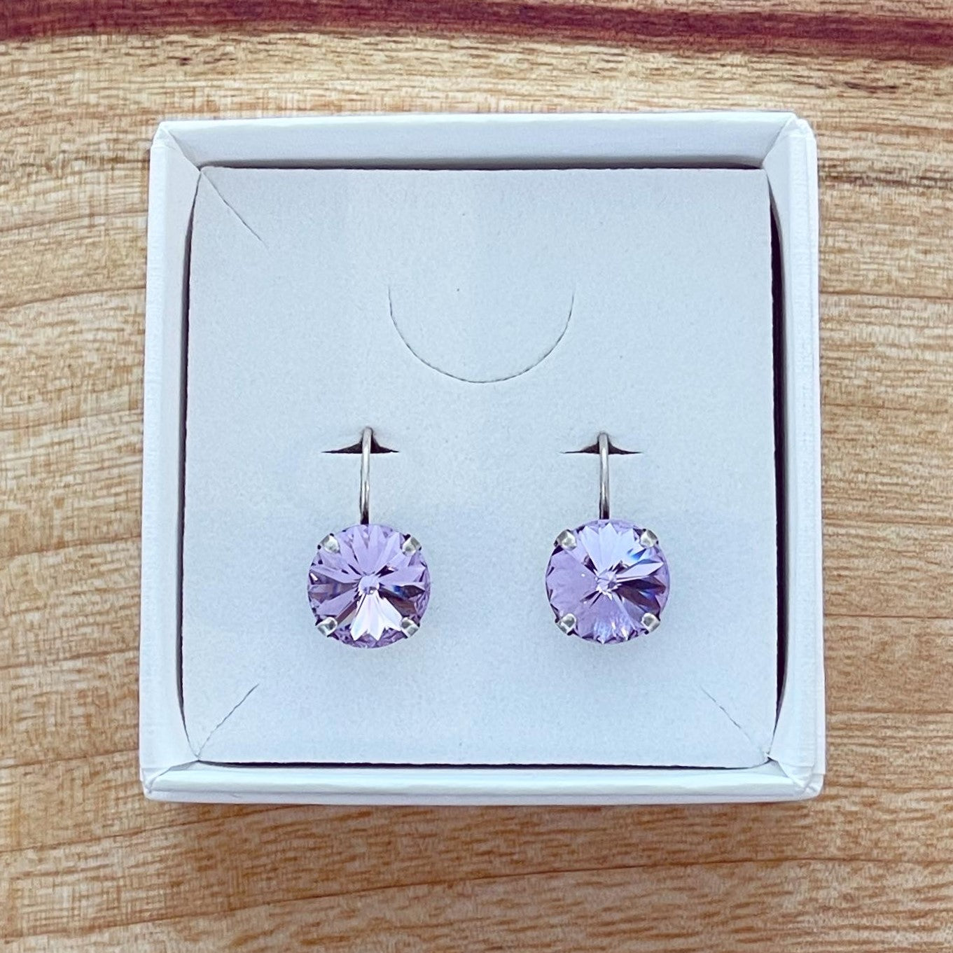 Elise Earrings Violet