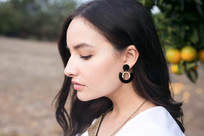 Midnight Dangle Earring